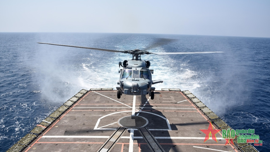 Chiến hạm Việt Nam hoàn thành diễn tập trên biển cùng hải quân các nước